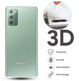 Ultra Thin Transparent Carbon Fiber Matte Back Sticker for Samsung Galaxy S20 FE