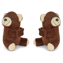 MM TOYS 6 Pcs Teddy Bear Soft Plush Toy Tieback Holdback Holder for Window Curtain Drapes Living Room Home Decoration Ac