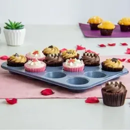 Muffin / Cupcake Non Stick Baking Tray (6/12 Cups)