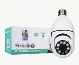 WiFi Smart Bulb Camera – 360° Panoramic Home Security Camera with Night Vision