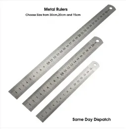 Stainless Steel 15cm Double Sided Ruler - Perfect Straight Edge for Easy Measurements