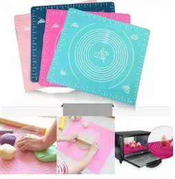 Silicone Cake Rolling Mat Fondant Baking Sheet Large with Measurements