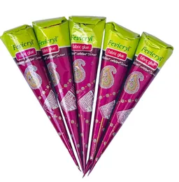 Fevicryl Fabric Glue Cone - 30 g (Pack of 5) Diamante Gems No Stitch Glue - Stich Faster - Mirror Work - Laces &amp; Rib