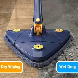 Cleangly 360° Triangular Spin Mop, 360 Rotatable Adjustable Cleaning Mop, Shine Mop Triangle The Original Triangle Mop 3