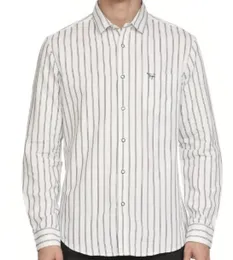 Pinstripe Motif Indian Imported Full Sleeve Shirt for Men