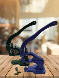 Portable Hand Press Machine Snap Button Pressing Hole Punch Manual Installation Tool Fastener Sewing