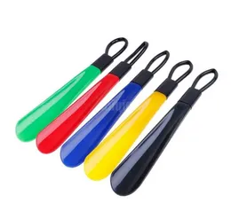 Plastic Shoehorn for Men, Women with Comfort Grip Shoe Horns for Boots Shoes (Travel Size) - Flexible Shoe Horn for Elde