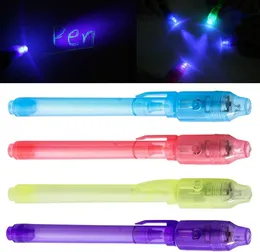 Invisible Ink Pen with UV Black Light Secret Pens Magic Disappearing Markers Kids Party Favors Classroom Gift Halloween