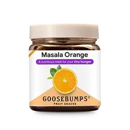Goosebumps Masala Orange | Dried Orange Slices | Dehydrated Fruit | Chatpata Orange Healthy Snack for Kids and Adults | 