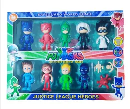 PJ Masks Collectible Figure Set - 2 Sizes Little Hero Out Play Set PJ Mask 3+ Ages