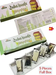 Dubai Kunafa Chocolate 5 Pieces Full Box
