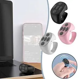 Bluetooth Ring Remote Control for iPhone & Android – Wireless Page Turner & Camera Remote Shutter for Presentations, Vid