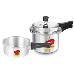 Pigeon Mini Combo Pressure Cooker – 2L & 3L Induction-Ready Aluminium Cookware Set
