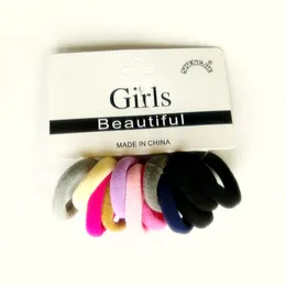12pcs Set of Girls Beautiful Seamless Wool Hair Bands Elastics - No-Damage Hair Ties for Women & Girls | Soft & Stretchy