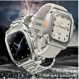 Z79Max smartwatch White Color stainless steel waterproof compass NFC heart rate multifunctional exercise smart watch Z79