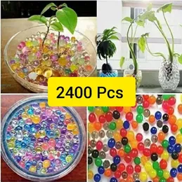 Magic Balls 2400 pcs Magic Water Balls Pearl Crystal Soil Mud Plant Grow Balls Flower Plant Balls Toy For Kids