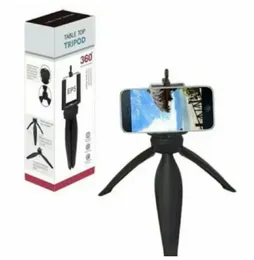 Desktop Adjustable Tripod Stand Portable Mini Tabletop Tripod with Mobile Holder Mount