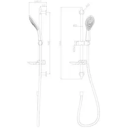 Malaysian RUBINE RWH-SSE862A-CMW INSTANT INSTANT WATER Geyser/HEATER WITH HAND SHOWER ACCESSORIES & AC PRESSURE PUMP (MO