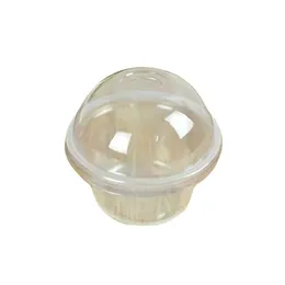 Transparent Cupcake Covers With Separate Lid – 20pcs | Clear Dome | Ideal for Display & Gifting