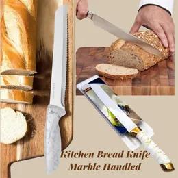 Bread Knife Marble Handle