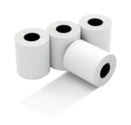 Thermal Paper Roll 57mm x 45mm 2 1/4 inch ( 10 roll pack ) Paper width: 57mm Roll diameter: 45mm Paper length: 19 m ~ 24