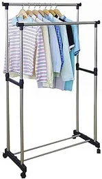 Double Pole Cloth Rack