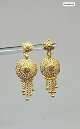 22k gold plated Indian hanging earrings
