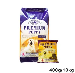 Premium Puppy Dog Food 400g/10kg Chicken, Milk & Chees Flavour Dog Feed Dog Dry Food
