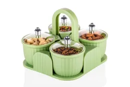 Dry fruit box containers Dry Fruit Box Jar Set Aachar Pickle Container Mukhwas Tray Dining Spice Stand Abs Plastic Choco