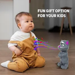 FUNVERSE® Intelligent Talking Tom Cat for Kids, Electronic Pet Talking Toy Cat for Kids, Voice Recording Cat Speaking To