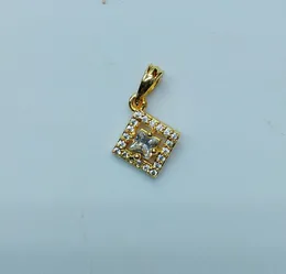 A Square Kite-set Frame with a Central Stone Pendant