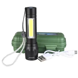 Mini Led USB Rechargeable Flashlight 3W