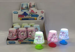 LED Night Lamp for Kids Girls Cartoon Theme Printed Study Table LED Lamp Stander Size Perfect for Kids Room Design Multi