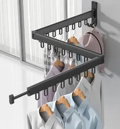Wall Mount Retractable Laundry Rack