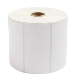 High-Quality White Thermal Barcode Label Sticker Roll 100x75 mm, 1-Up Format, 700 Labels, Premium Labels