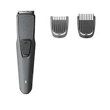 Philips BT1209 Beard Trimmer Series 1000 – Stainless Steel Blades, 30-Min Runtime