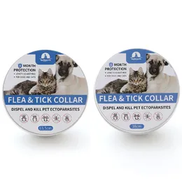 Dog Cat Anti Flea Ticks Collar 38cm/63.5cm Mosquitoes Outdoor Adjustable Dog Puppy Insect repellent Collar 8 Months Prot