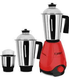 Unic UMGMAX550 Mixer Grinder – 550W, Stainless Steel Jars, Smart Sensor Technology