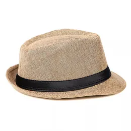 Sun Hat Jazz Panama Hat Trilby Fedora Hat Gangster Cap Beach Hat