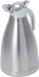 Coffee Pots, Vacuum Jug, Stainless Steel, Double Layer Thermos Flask, Thermal Coffee Pot, Warm and Cold Tea, Milk, Non-S