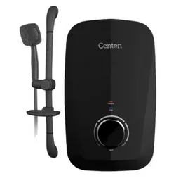 Centon Atlantis AT611ESP-55W Water Heater with Pump black colour - Instant Hot Shower 4.5kW DC Silent Pump Safety Features