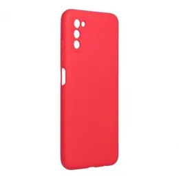 Samsung A03s Hard Silicon Cover 2MM Red Colour, 2MM Hard Silicon Back Cover for Samsung Galaxy A03s, Durable Phone Case, Hard Silicon Cover