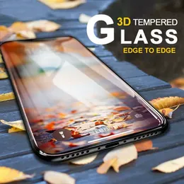 3D Full Cover 9H Tempered Glass Screen Protector for iPhone XR – Full Glue Edge-to-Edge Protection