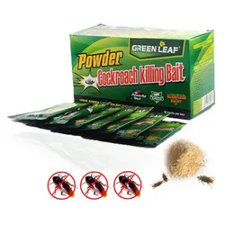 10 Pcs Cockroach Killing Bait Powder - Green Leaf Cockroach Killer Powerful Effect