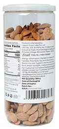 Lagom Gourmet Roasted Almonds 1 Kg | Lightly Salted | Dry Roasted | No Oil Used | Roasted To Perfection | No Preservatives | No Artificial Flavors | G