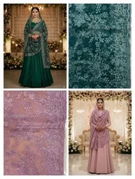 Festive Embroidered Shawl â Large 92â Ã 39â Lightweight & Elegant