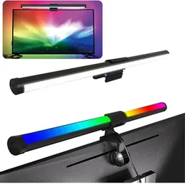 Computer 2 in 1 Monitor Light Bar with RGB Backlight