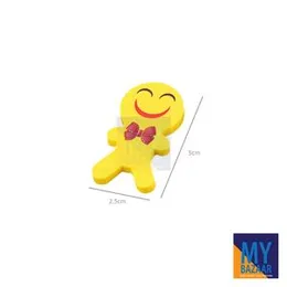 2pcs Erasers Happy Couple Eraser Set 5cm Tall.