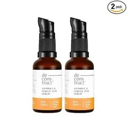 Deconstruct 10% Vitamin C Serum Non-Irritating & Non-Sticky Tested for Oily, Sensitive Skin Beginner-Friendly Brightens Dull Skin, Evens Tone No Purgi