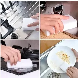 3 Pcs White Magic Sponge Eraser Melamine Cleaner - Melamine Sponges for Multi-Purpose Cleaning - Tough, Durable Magic Sponge Erasers for Use on Sinks,